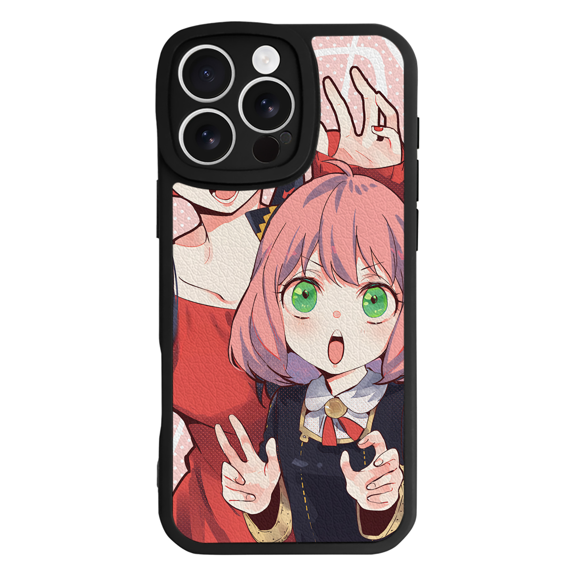 （画像用） SPY×FAMILY间谍家家酒 【iPhone 16シリーズ対応】シリコンスマホケース（レザー調） 材質：シリコン